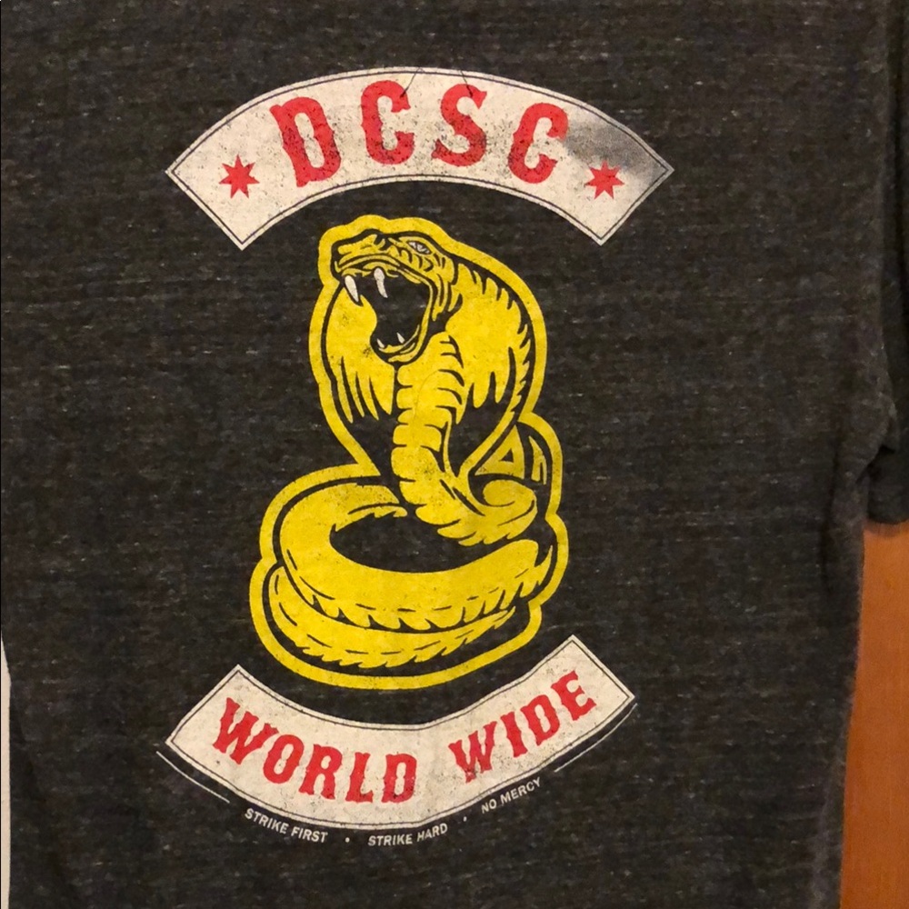 DC Black and Yellow Short Sleeve Tee